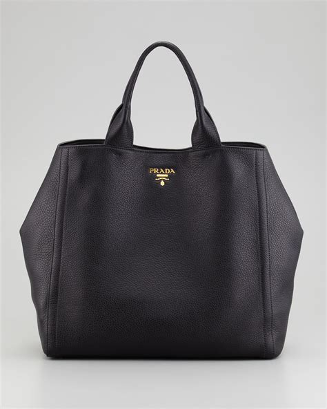 prada long shopping tote black|Prada large tote bag black.